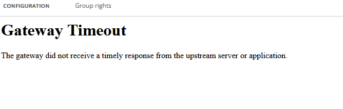 OP5 - How to Fix &ldquo;Gateway Timeout&rdquo; when Accessing Group Rights or any other OP5 pages