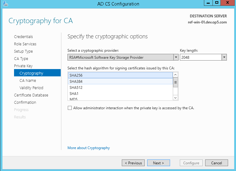 OP5 Monitor - Certificate management for LDAP SSL (sldap) with Active Directory
