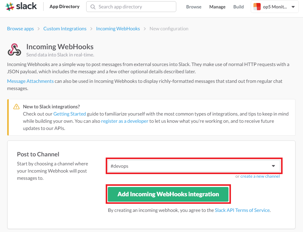 OP5 Monitor - How to integrate OP5 Monitor with Slack