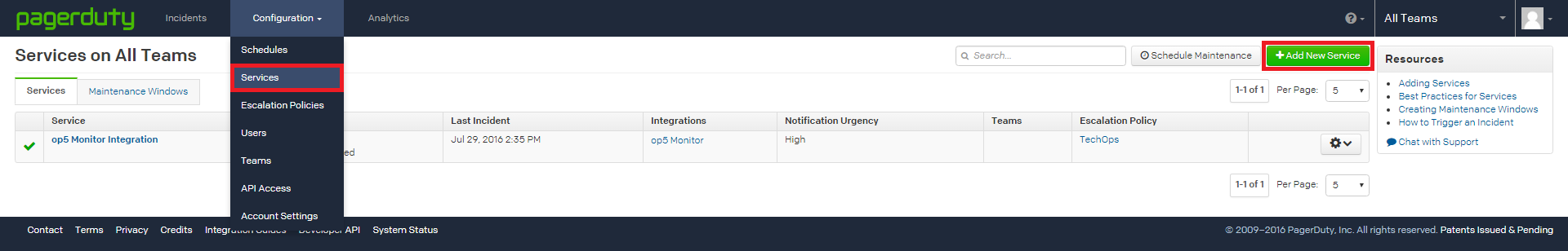 OP5 Monitor - How to Integrate OP5 with PagerDuty