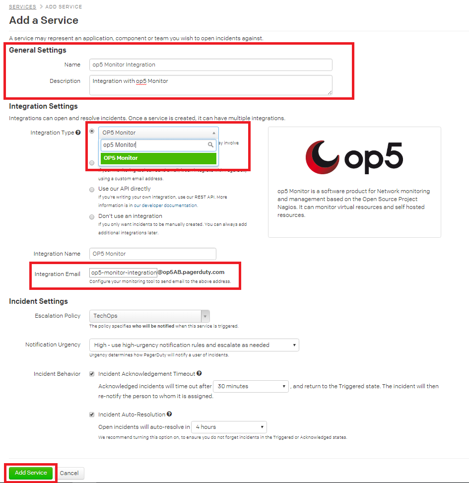 OP5 Monitor - How to Integrate OP5 with PagerDuty