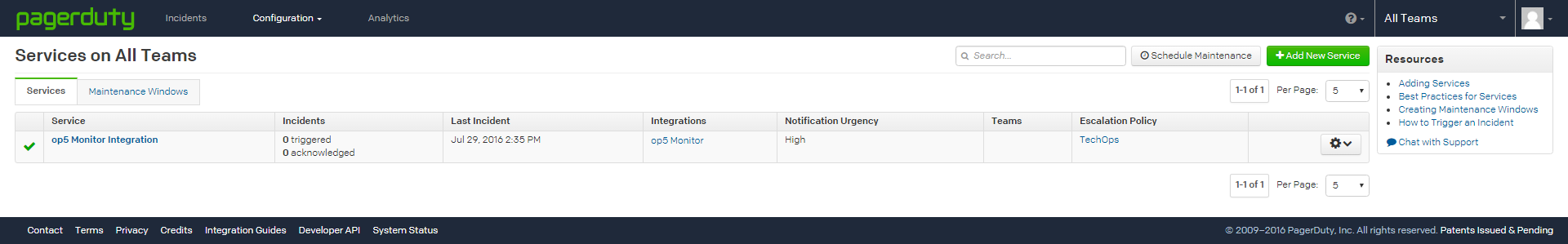 OP5 Monitor - How to Integrate OP5 with PagerDuty