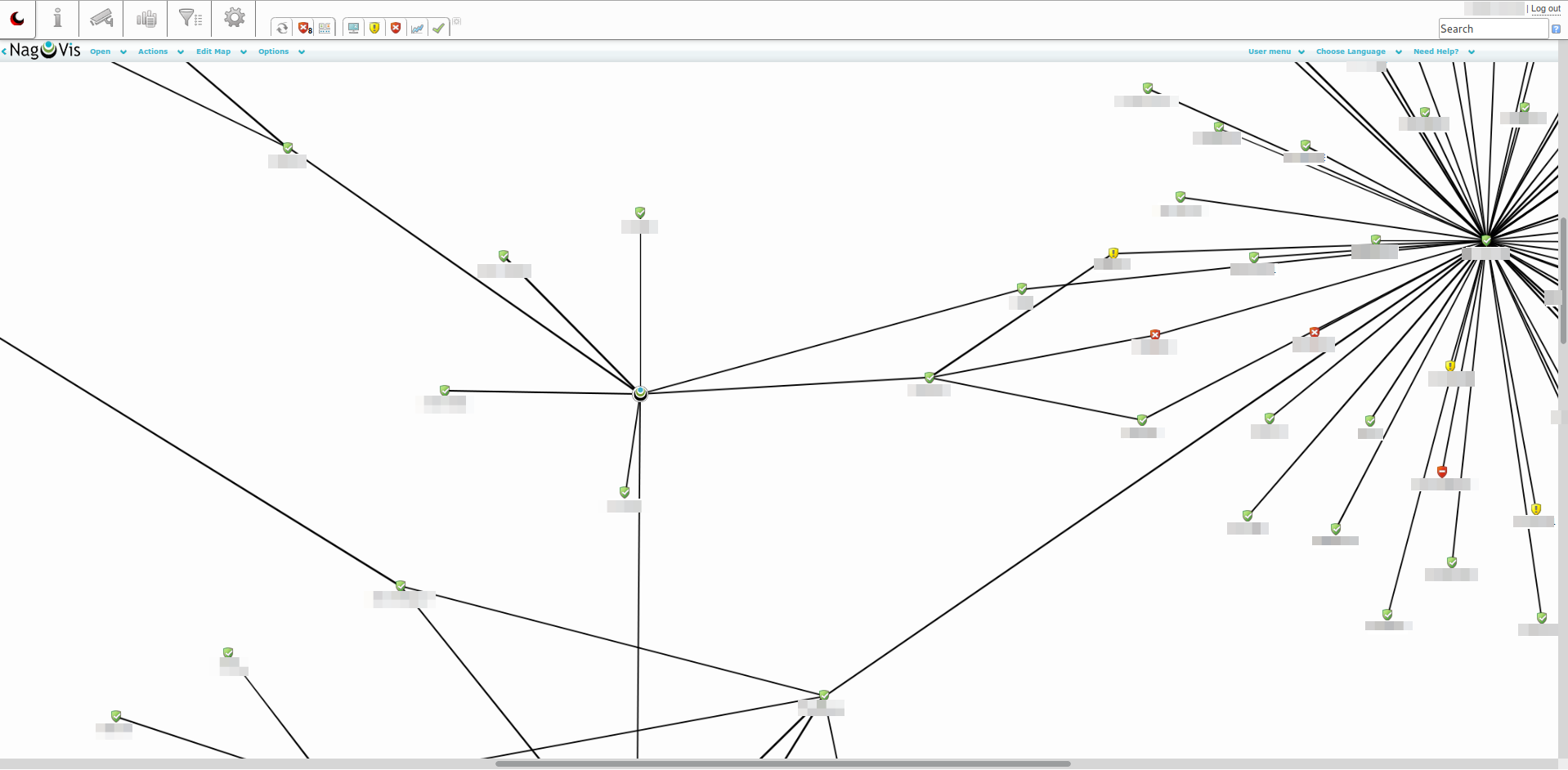 OP5 Monitor - Configuring NagVis automap for large environments